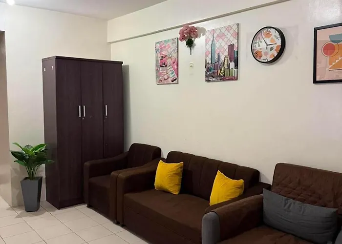 Newly Furnished Near Naia Airport Pool Wi-fi Mbb Happynest Appartamento Manila